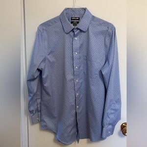 Men’s Kirkland polkadot dress shirt size large